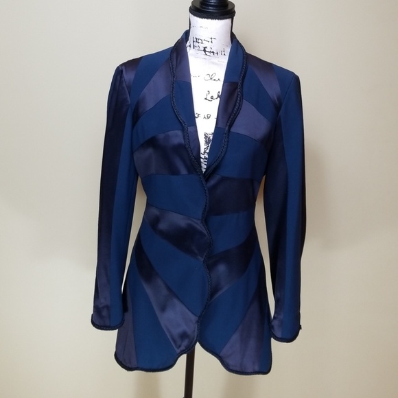 Moschino Jackets & Blazers - Moschino Couture Runway Two Tone Fabric Blazer